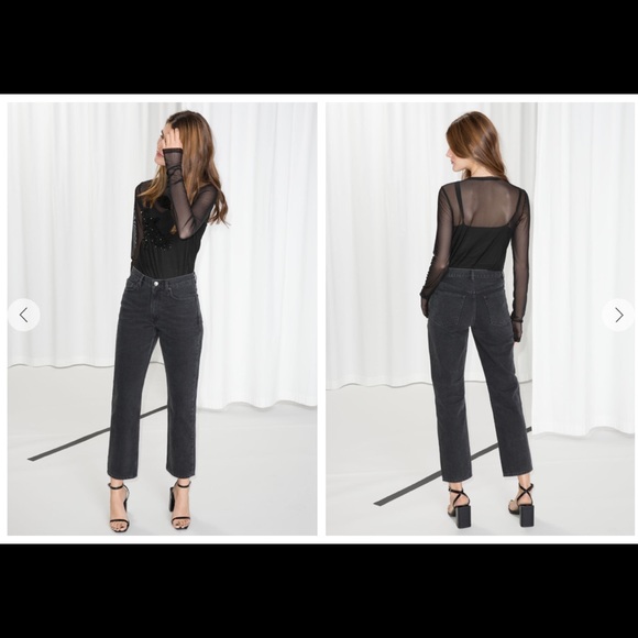& Other Stories Denim - NWT & other stories straight fit black jeans 26